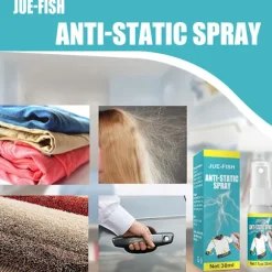 1 stycke 30ml antistatisk spray för hushåll, antistatisk spray för kläder