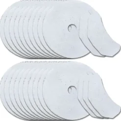 25 stycken kompatibla torktumlare avgasfilter set ersättning