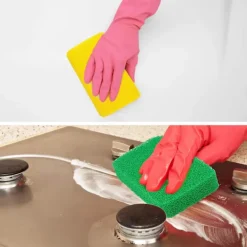 10 stycken Silikon Disksvampar Silikon Skrubbsvamp Återanvändbar Köks Skrubb Rengöringssvamp Mjuk Disksvamp för Diskar Frukt Grönsaker