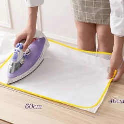 8 stycken Strykduk, Strykunderlägg för Enkel Strykning och Skydd, Skyddande Nätduk Strykdukspad 60 X 40 (Slumpmässig Färg)