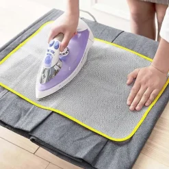 8 Stycken Stryknät, Strykdyna för Enkel Strykning och Skydd, Skyddande Mesh Tyg Strykduk 60 X 40 (Slumpmässig Färg) [DB]