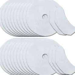 30 stycken torktumlarens avgasfilter, universellt bärbart torktumlarens luddfilterbyte för Panda// White