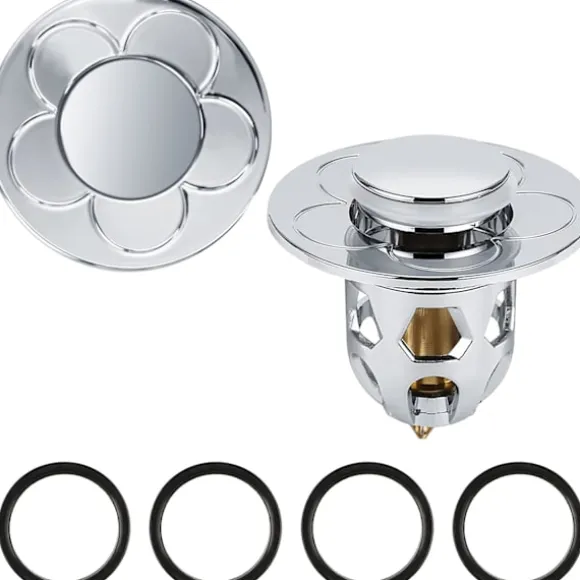 2 Stycken Universal Handfatspropp (Silver), Pop Up Diskho Propp Anti, ZQKLA