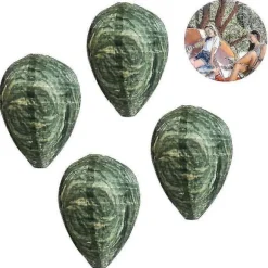 4 Stycken Vattentäta Getingbo Attrapper Hängande Hornet Avskräckare Falska Tyg Getingbon Giftfria Bi Attrapp Avskräckare För Hem Och Gar [DB] Dark green | Fyndiq