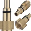 Adapter Bayonet för Hogtryckstvätt – Mässing | 1/4" Invändig Gänga | Kompatibel med Lavor Vertigo, Parkside PHD
