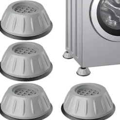Antivibrationsdämpare, Antivibrationsfötter, 4 Stycken Fötter Tvättmaskin, Stabiliserande Fötter Sockel, Fötter Tvättmaskin, Dämpare M