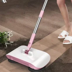 Automatisk handdriven sopmaskin magisk roterande kvast ingen elektrisk hushållsrengöringsverktyg