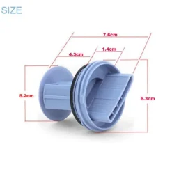Avloppsplugg för Siemens Bosch Wm1095/1065 Wd7205 Tvättmaskin Dräneringspump [DB]