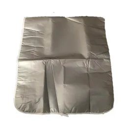 （AZC）Polyester strykbordsöverdrag Högtemperaturbeständigt dubbelt lager strykbordsöverdrag Grå Grå Grå Gray 140*50cm