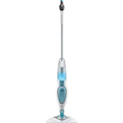 BLACK & DECKER FSM1630-QS - Delta huvud ångmopp - 1600 W - 4 tillbehör - Vit / Blå Vit, blå, grå