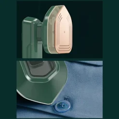 Bärbar hem liten mini ångstrykjärn green 8*10*17cm