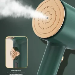 Bärbar Mini Strykmaskin, Resa Mini Ångstrykjärn, Handhållen Klädångare, Snabb Förvärmning Ånga Torr Strykning, För Hem Och Resor Green