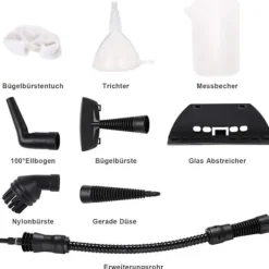 Bärbar Ångrengörare - Hushållsapparater - 1000 W - 4 bar - 350 ml - Gul