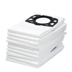 Dammsugarpåsar och Filter Set WD6 WD4 WD5 MV4 – 10 Mikrofiberpåsar + Filter | 5 Lager | Ersättningsdel för Kärcher WD4 WD5 WD6 MV4 MV5 MV6
