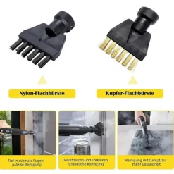 10-delars tillbehörsset för Kärcher ångtvättar SC1, SC2, SC3, SC4 As Shown