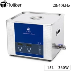 Digital Ultrasonic Cleaner, 15 liters kapacitet, 360W effekt, låg ljudnivå drift,Digital, EU