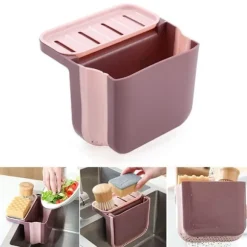 Diskbänk papperskorg Diskbänk silkorg ROSA Pink