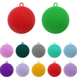 Disksvamp i silikon - Magnic Silicone Dish Sponge Washing multifärg