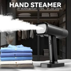 Dual-use Steam Iron Portable steamer, Svart