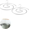 /EA/ 2 st spiralhängare för lakan, hängande torkställ för täcken, Mu