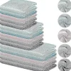 /EA/15 st Miracle Cloth Mikrofiberduk Miracle Cloth Glasrengöringsduk Fiskfjällsduk Miraclecloth Fiskfjällsduk (40 X 30cm, 30x30cm och 25 X