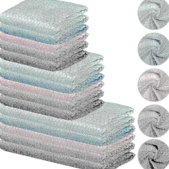 /EA/15 st Miracle Cloth Mikrofiberduk Miracle Cloth Glasrengöringsduk Fiskfjällsduk Miraclecloth Fiskfjällsduk (40 X 30cm, 30x30cm och 25 X