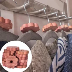 Effektfull Cederträ Bricka Anti-Insekt Fukt Absorberande Brun