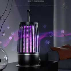 Elektrisk mygglampa för hushållsbruk Multifunktionell avvisande fälla för sommaren (FMY) White