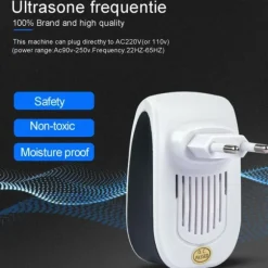 Elektronisk Pest Avvisa Ultraljud Mus Kackerlacka Repeller Enhet Insekt Råttor Spindlar Myggdödare Pest