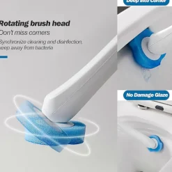 Engångs Toalettrengöringssystem med 24 st Desinficerande Refiller, Toalettborste Fresh Brush Set (24 Desinficerande Refiller) (FMY)