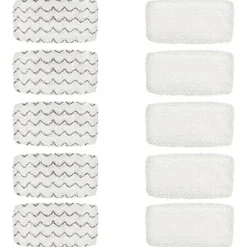 Ersättningsdynor för Bissell Symphony Pet Dammsugare och Ångmopp 1132 1543 1652 Serien 1252 1543A 1543 (FMY) White