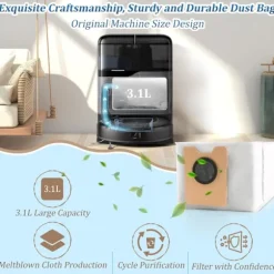 Eufy Omni C20 Robotdammsugare Tillbehör - Dammpåsar