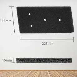 Filter för torktumlare 4-pack Whirlpool 481010716911 [SE] Black
