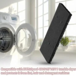 Filter för torktumlare 4-pack Whirlpool 481010716911 [SE] Black