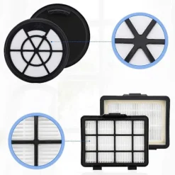 För Bosch Series 2 Dammsugare BGC05A220A, BGC05A320, BGS05AAA2/01, BGS05A220/02 Hepa Filter Motor P [DB] Black