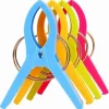 Förpackning med 8 Plastklämmor Täcke Kläder Klämmor Sockhållare Vindtät Simning [DB]
