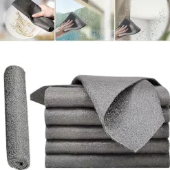 Förtjockad Magisk Rengöringsduk, Mikrofiber Glasrengöringsdukar, Återanvändbara Rengöringsdukar U 5Pcs 20 x 30 cm