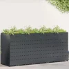 Förvaring för 4 soptunnor Antracit 272 x 77,5 x 121,5 cm