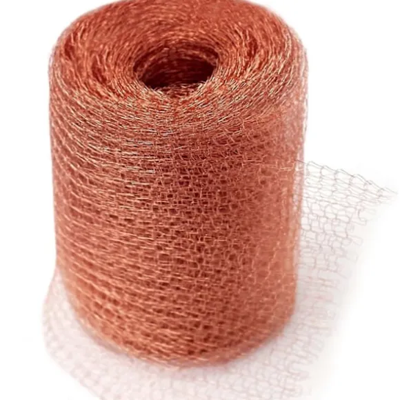 Högkvalitativt gnagarnät, 100% koppar mot sniglar, möss, råttor, fåglar, nematoder, Ferramol, stickat kopparnät (6 meter)