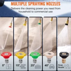 Högtryckstvättspump - DUOKU - QXB-2 - 3100 PSI - Ersättningskit - 5 Munstycken