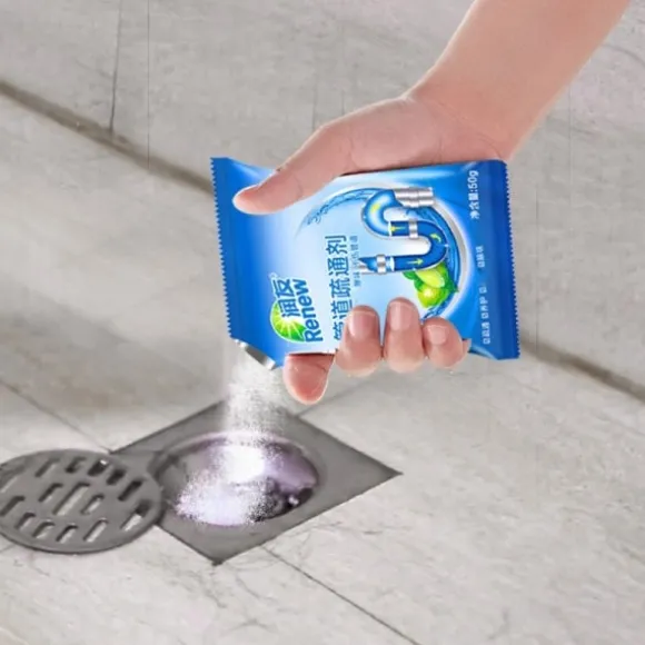 Hushålls avloppsrengöring deodorant kök toalett badkar avlopp rengöring pulver Rör muddring verktyg