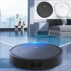 3-i-1 Moppande Robotdammsugare Med Schema Wi-fi/app Självladdande Robotdammsugare Flye242583 (FMY) Black