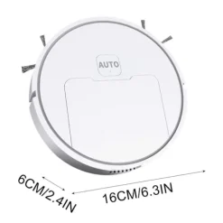 3-i-1 Moppande Robotdammsugare Med Schema Wi-Fi/App Självladdande Robotdammsugare Flye242583 (FMY) White Free Size