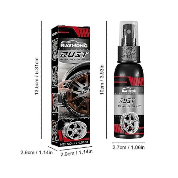 Industriell Rostborttagningsspray - Effektiv Rengöring 30ml 5Pcs