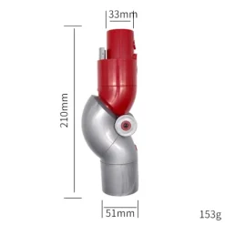 INF Dyson V7 V8 V10 V11 V15 vinkeladapter med snabbkoppling
