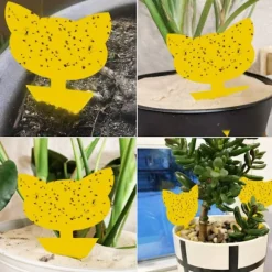 INF 60-pack Flugfångare / Flugfälla / Klibbig insektsfälla Gul