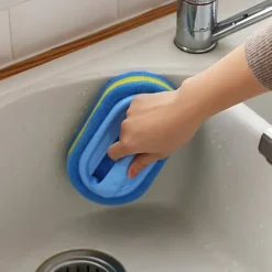 Kök badrum toalett rengöring magisk svamp glas vägg rengöring badkar borste