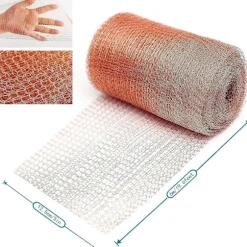 Kopparnät för gnagare - 100 % stickat kopparnät för skadedjursbekämpning (6 meter)