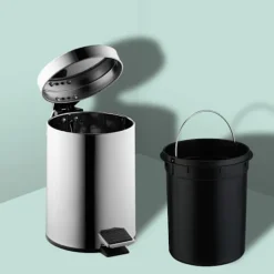 Kosmetikbehållare i rostfritt stål, 3 l