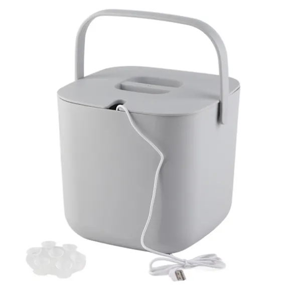 3.8L Mini Turbintvättmaskin Ljudreducering Hygienisk Bärbar USB Strumpor Underkläder
